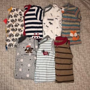 Lot of 7 pajamas